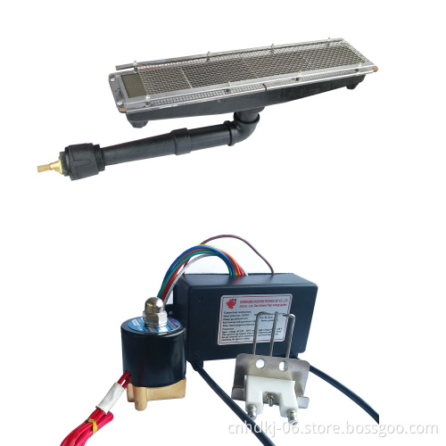 Ceramic infrared gas burners for lpg powder coating oven